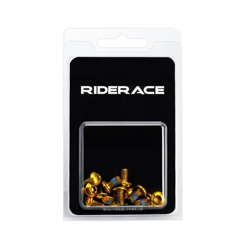 12pcs Bicycle Disc Brake Rotor Bolts T25 M5x9mm Stainless Steel Mtb Road Bike Sc