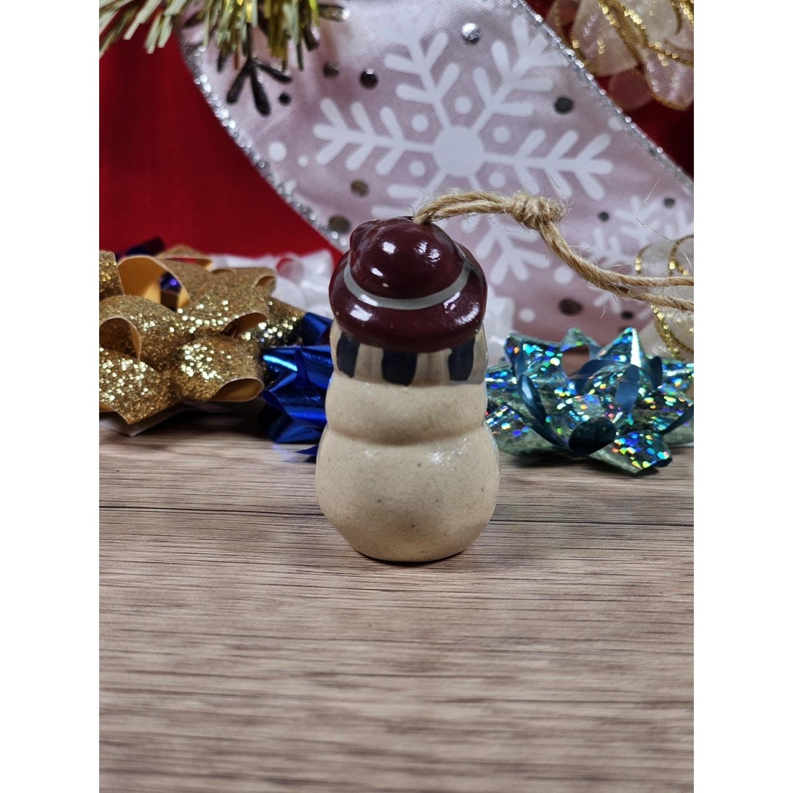 Vintage Snowwoman Ornament Cynthia Personalized Christmas Decor