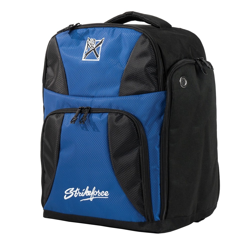 KR Strikeforce Strikepack Black/Blue Single Ball Bowling Backpack