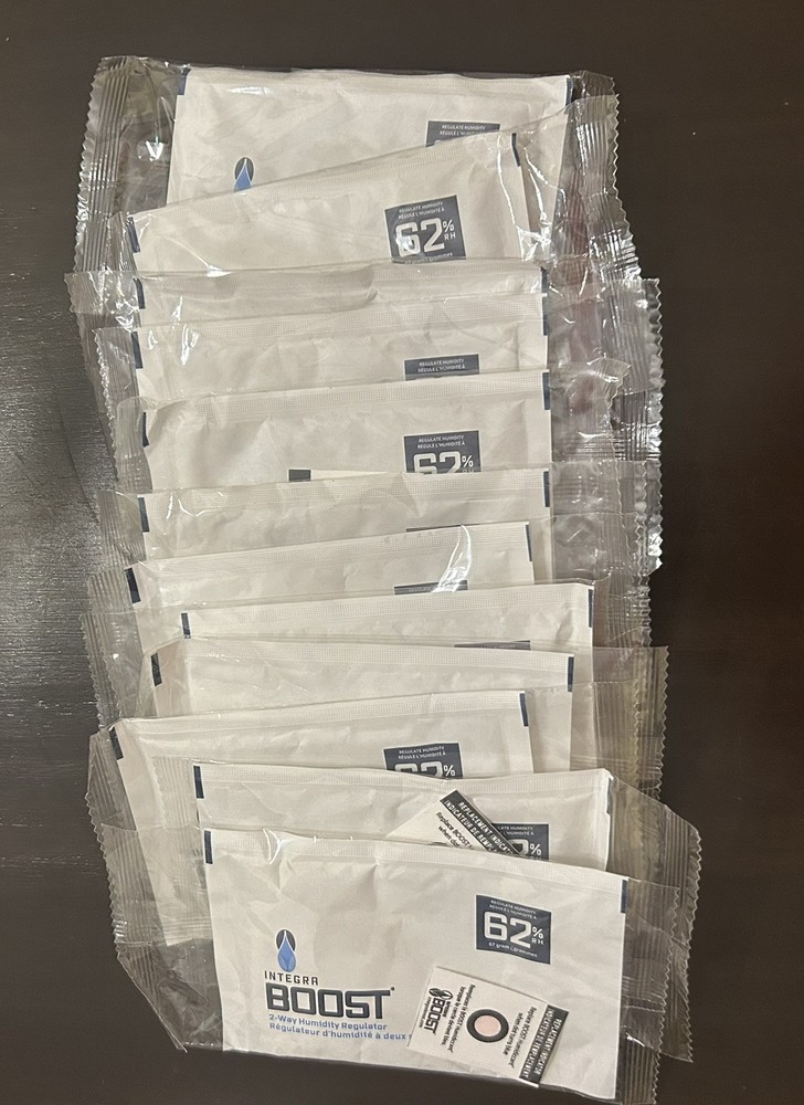 INTEGRA BOOST 62% HUMIDITY PACK 67grams Moisture Control 12 Pack