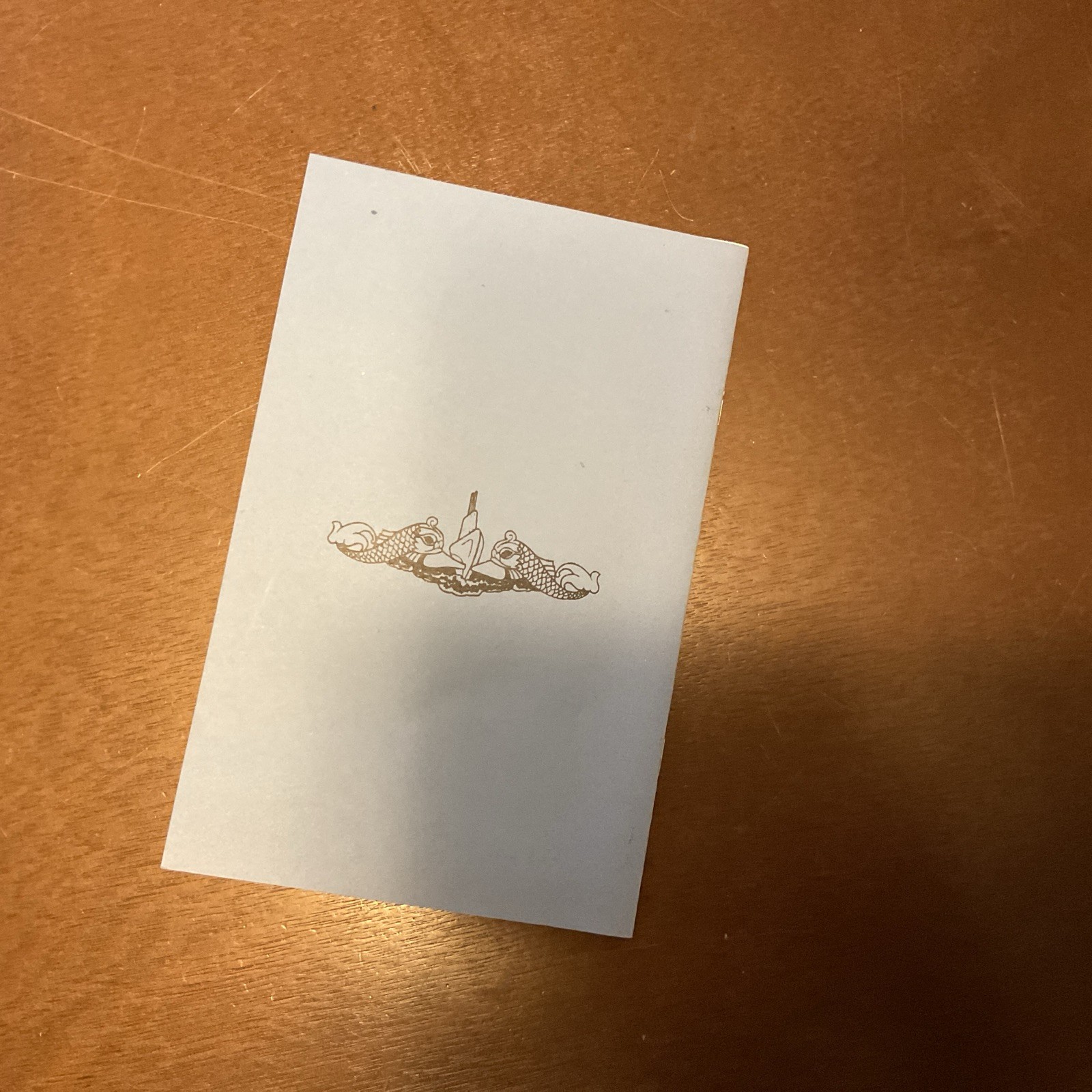 1998 Change of Command Ceremony USS TREPANG SSN 674 Handout Pamphlet Vintage