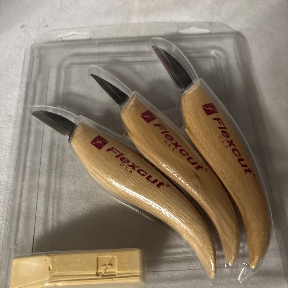 Flexcut #KN500 3-Knife Starter Carving Set