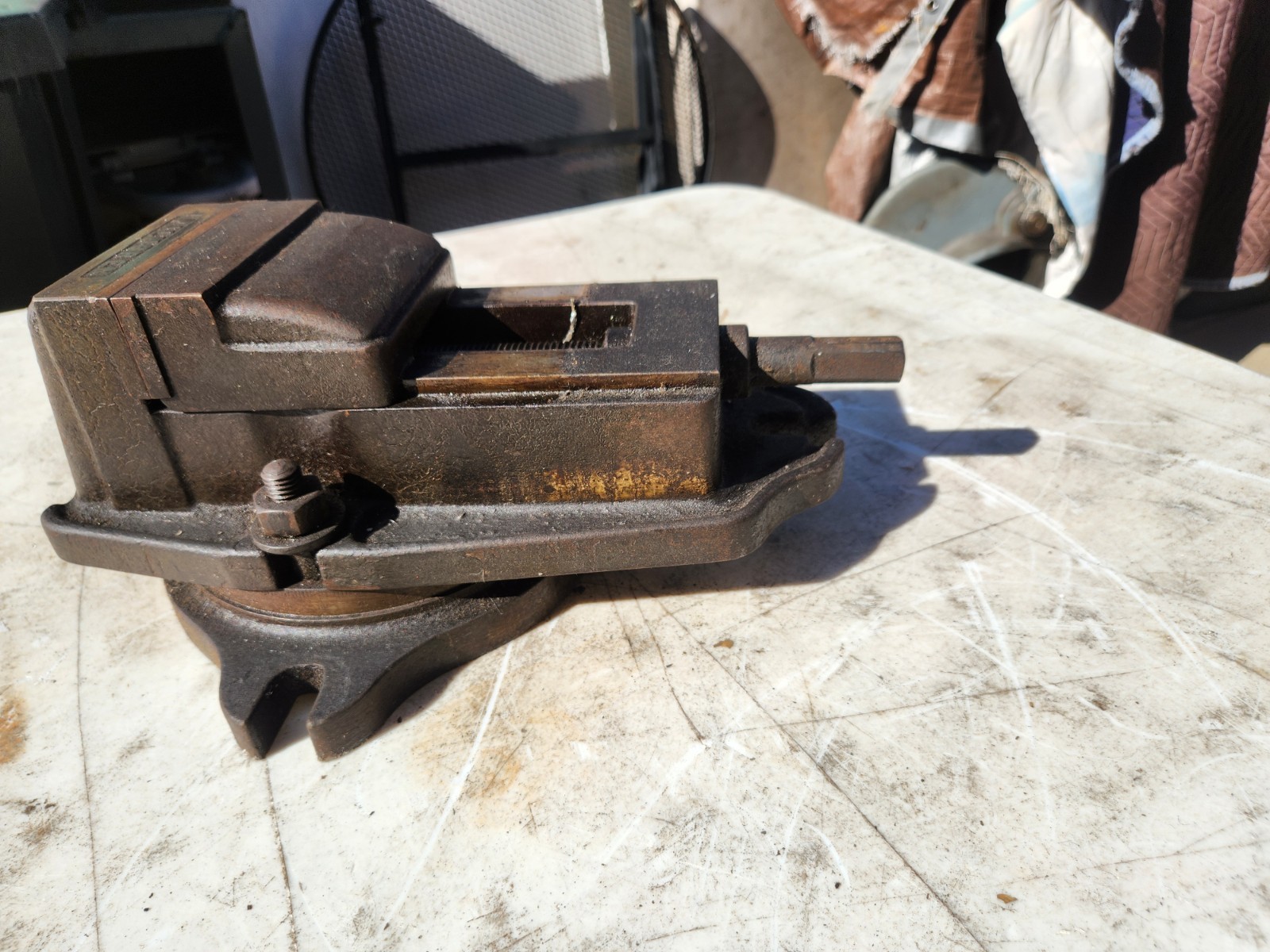 Palmgren 4" swivel vise machinist vise