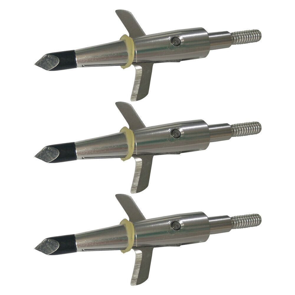 12Pcs 100Gr Swhacker Hunting Broadheads Expandable Sharp Blade Crossbow Tips Bow