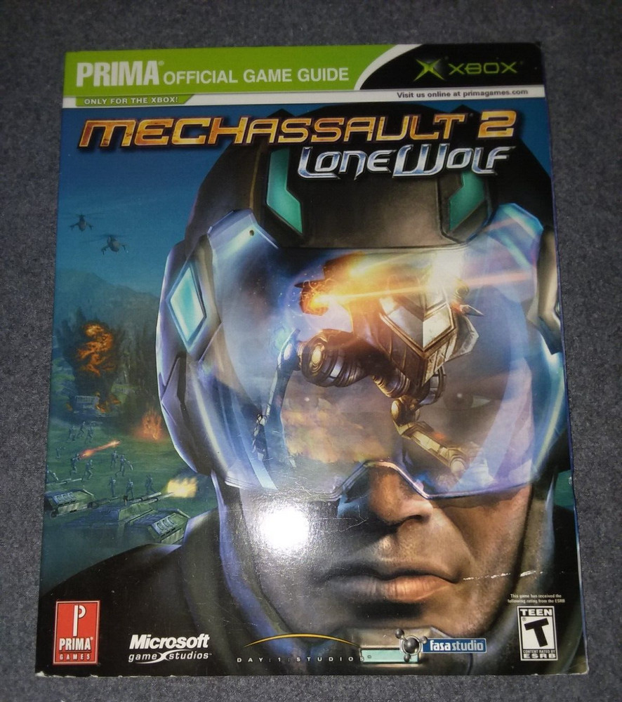 Mechassault 2 Lone Wolf Prima Official Strategy Guide Microsoft Xbox