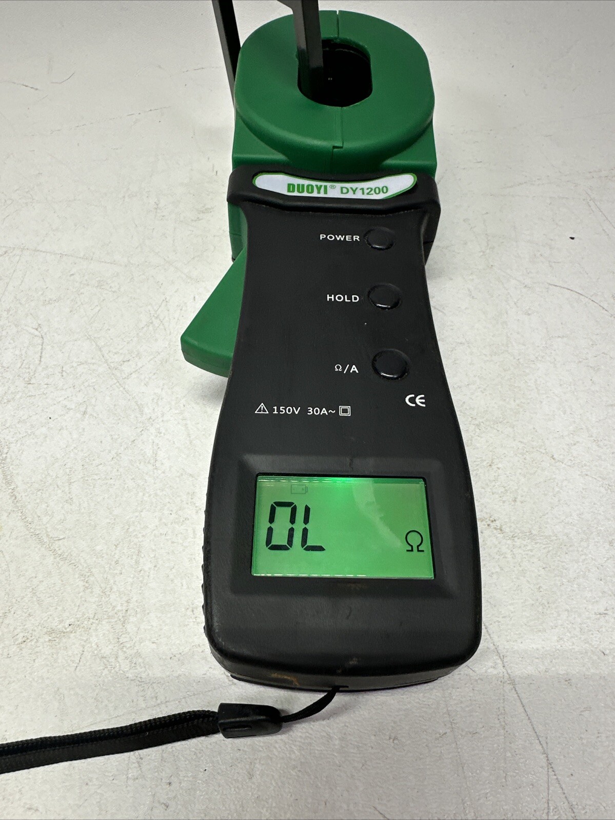 DUOYI DY1200 Clamp-on Ground Earth Resistance Tester Multimeter Earth Resista...