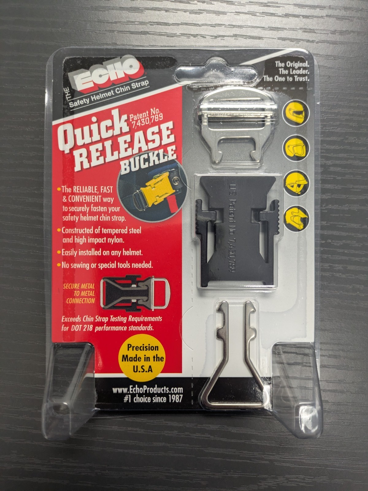 Echo Motorcycle Helmet Quick Release  Buckle-the Safety Helmet Chin Strap.