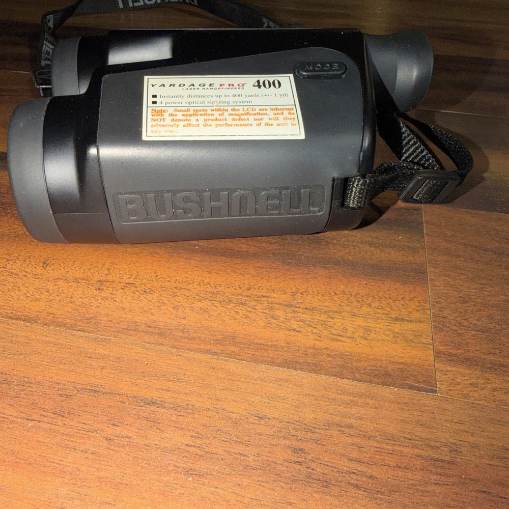 Bushnell Yardage Pro 400 Rangefinder Laser Ranging System With Strap and Case