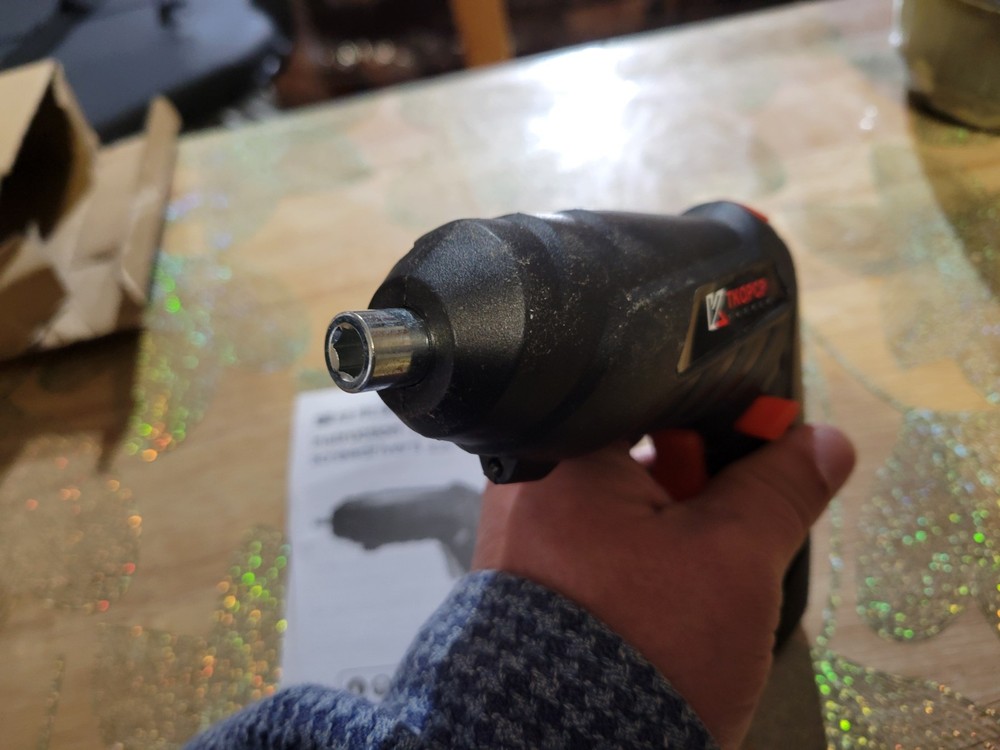 New TKOPCP Cordless Screwdriver Kit 4.2V