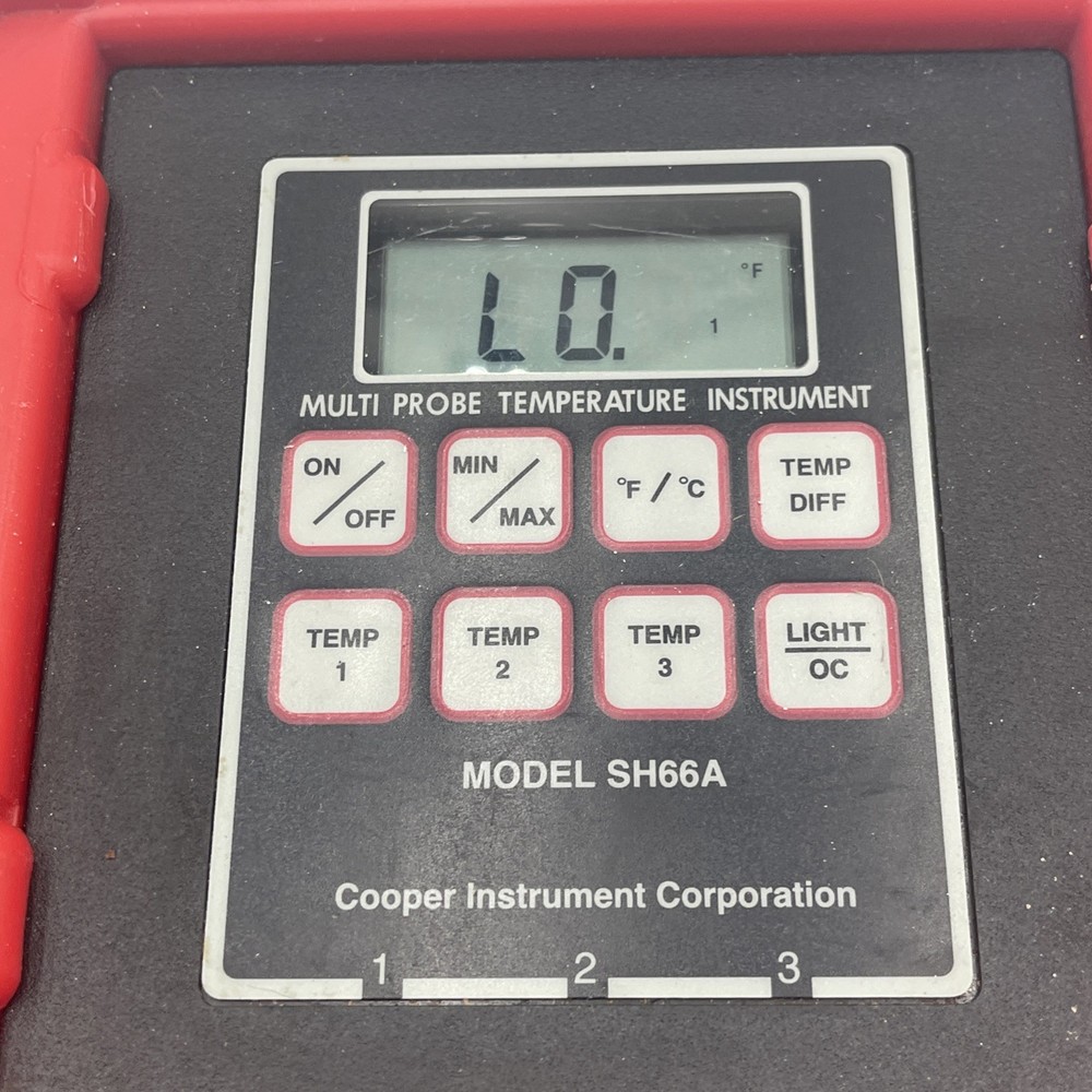 Cooper SH66A Digital Temperaturę Instrument Tested
