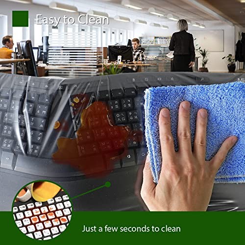 Universal KeyboardCap. Fully Covered Flat Style 0.025mm Large Size - 3 pack