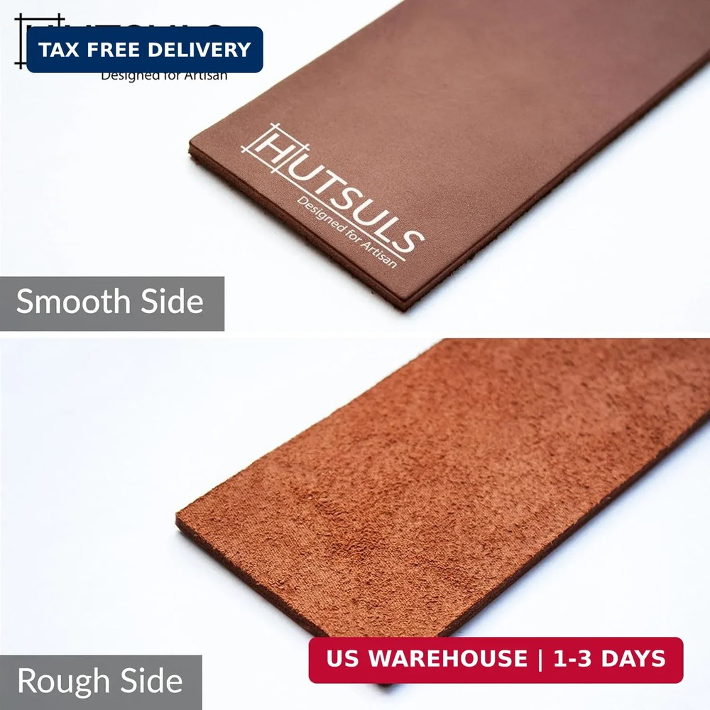 Hutsuls Brown Leather Strop with Compound - Get Razor-Sharp Edges with Stropping