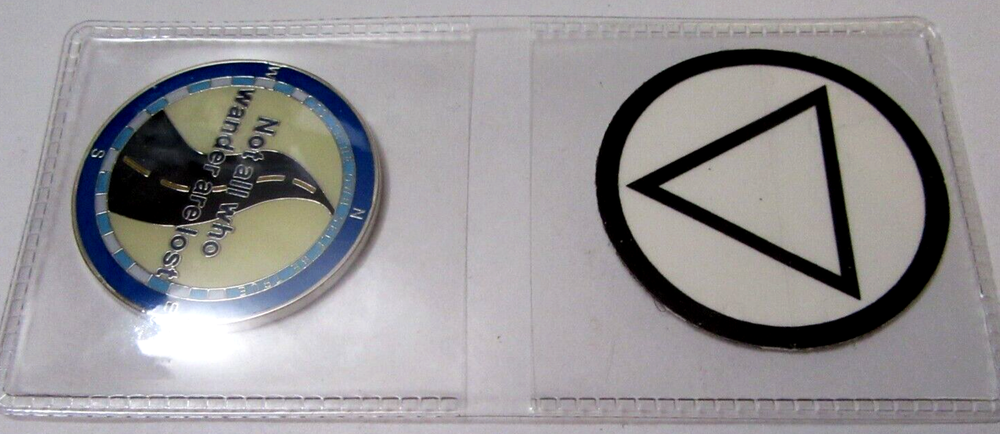 Alcoholics Anonymous medallion year 29 Compass AA Sober Chip token