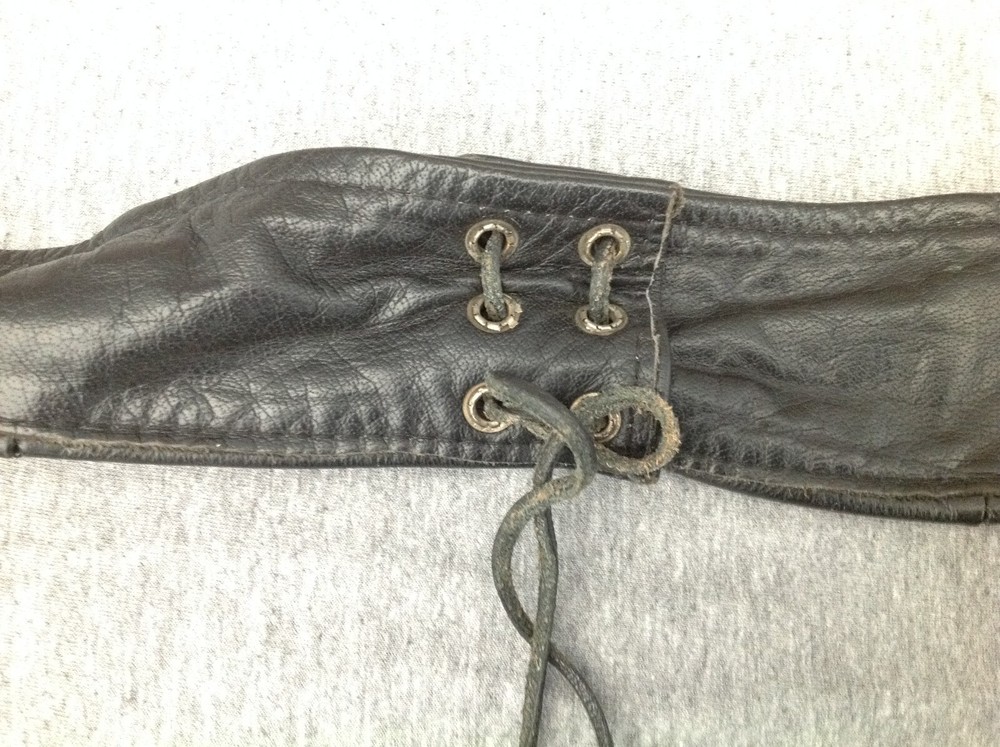 Xelement Leather Chaps, Size 40