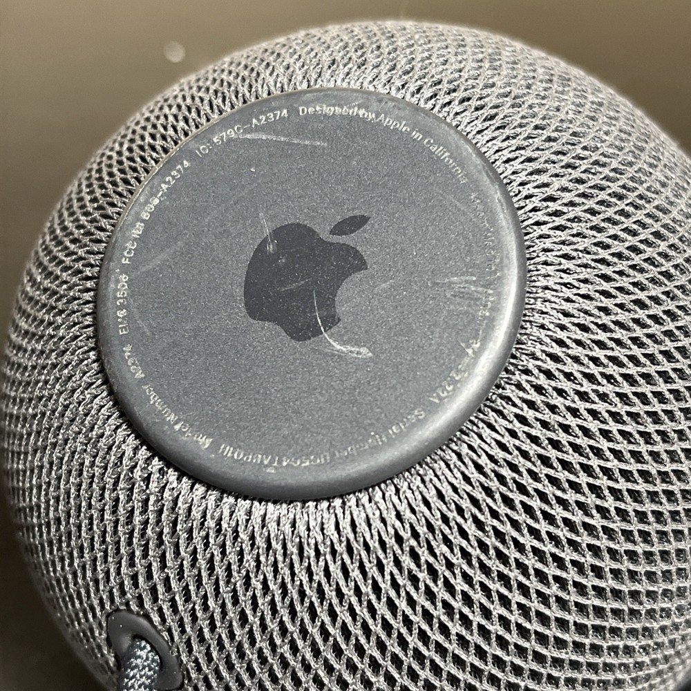 Apple HomePod Mini Space Gray A2374 Smart Speaker Tested & Working