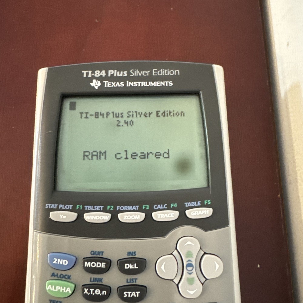 Texas Instruments TI-84 Plus Silver Edition Graphing Calculator Silver/Gray