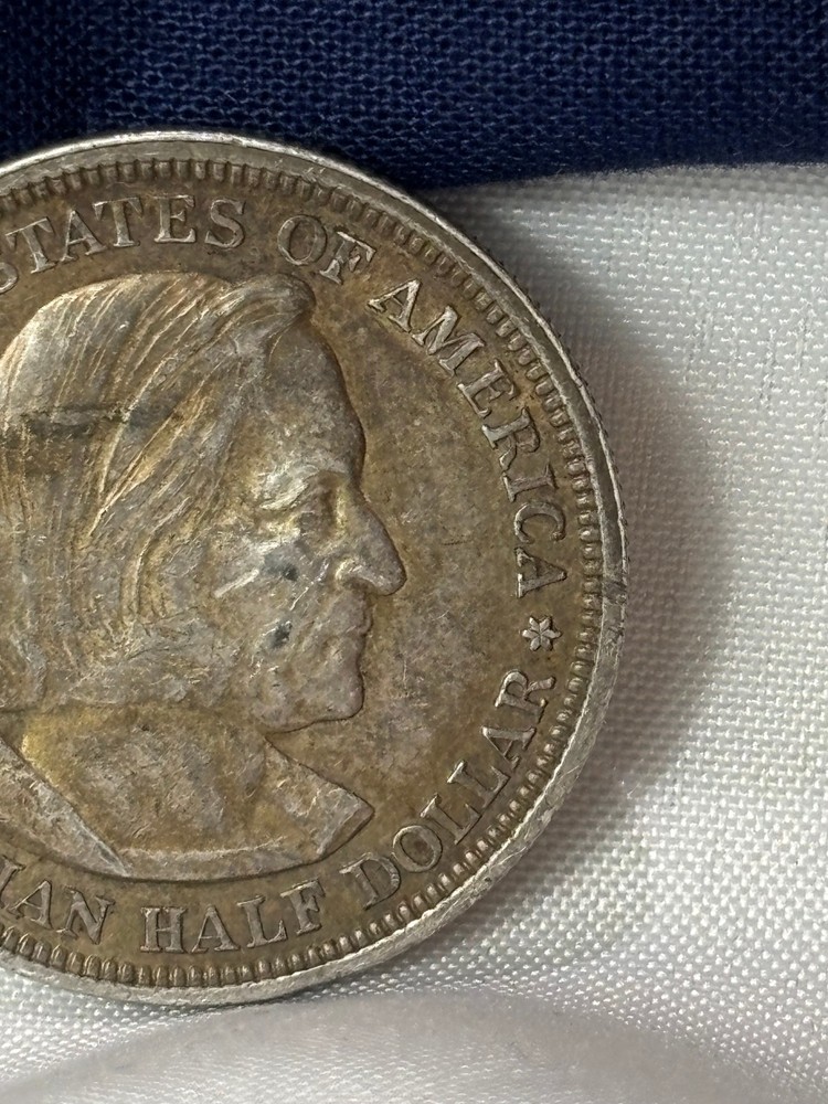 1893 Columbian Exposition Silver Half Dollar