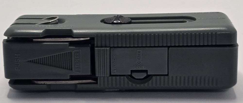 Multifunctional Stationary Tool, Mini Stapler, Scissors, Tape Measure, & More