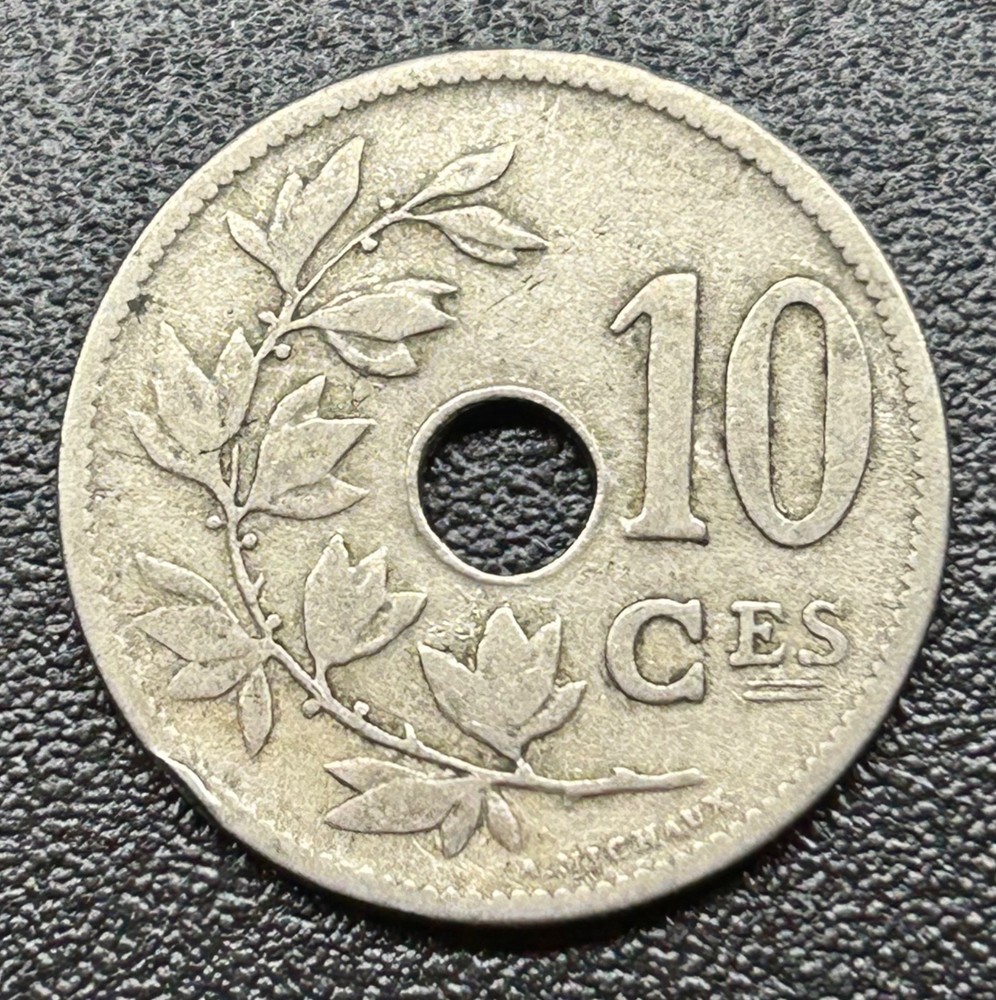 1904 Belgium 10 Centimes #370
