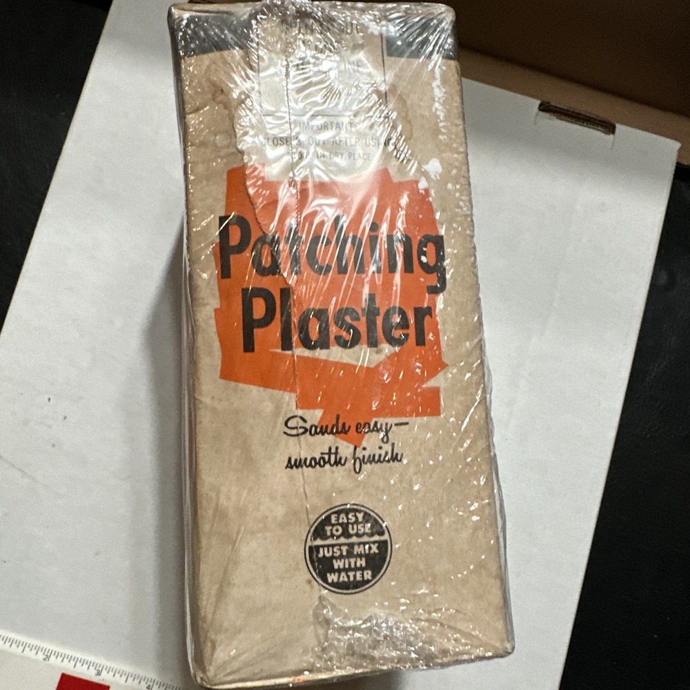 Vintage Bondex Patching Plaster, Home and Hobby Plaster, Patching CE