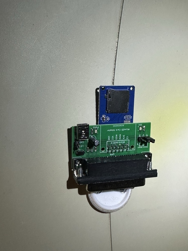 MicroSD to LPT adapter by Matze79