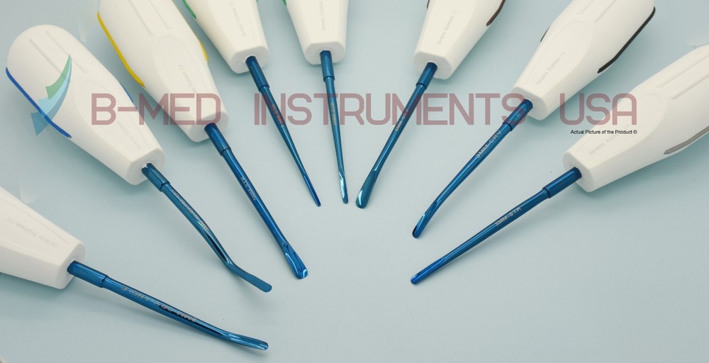 OR Grade 8 Dental Root Luxating Extraction Elevators Oral Surgery Titanium