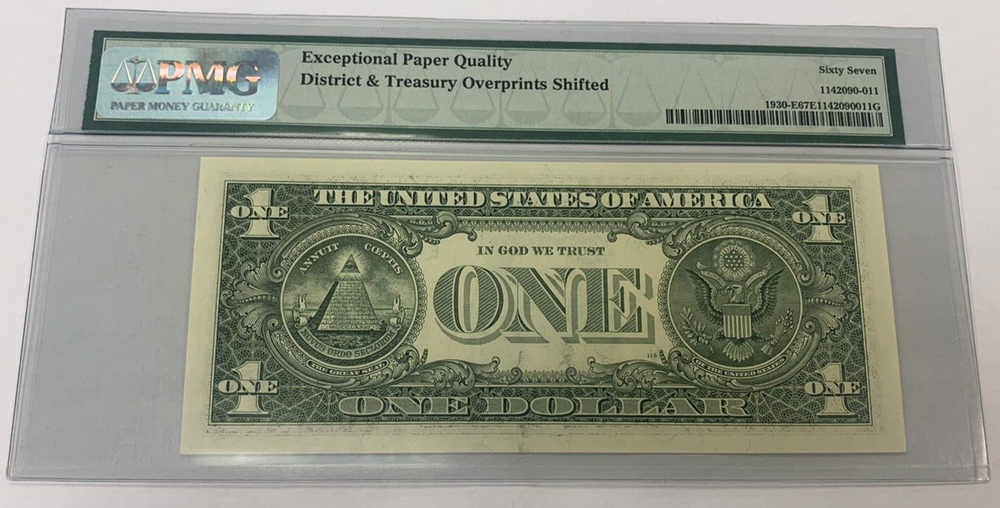 2003A Federal Reserve Misalignment Error ~ PMG 67 EPQ Superb Gem Unc E47119261B