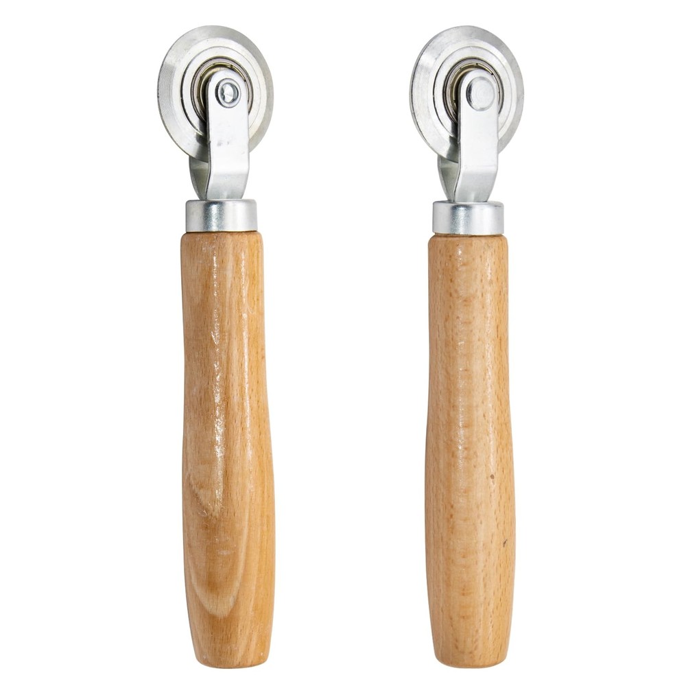 2Pcs Box Scoring Tool Wooden Handle, Box Resizer Cardboard Boxes Scoring Board