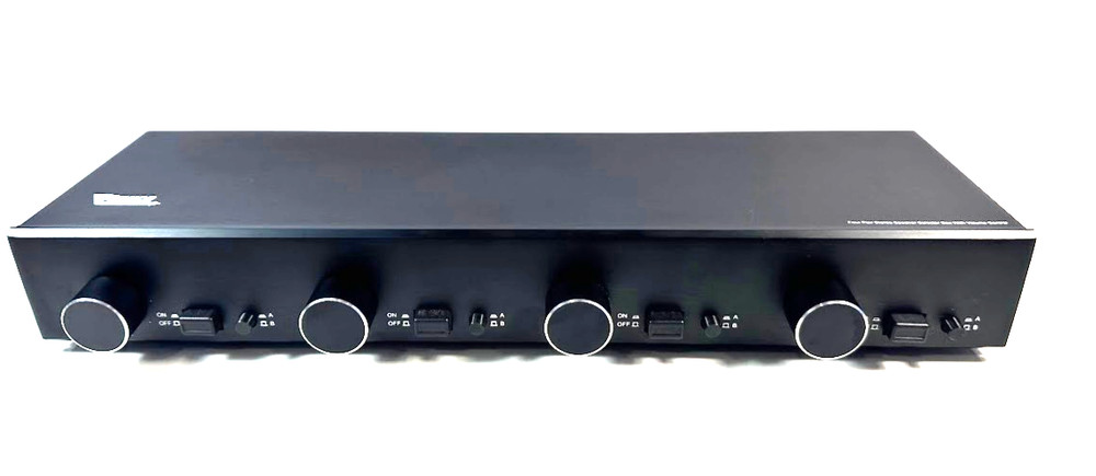 SS4V VANCO Four Pair Stereo Speaker Selector Box with Volume Control