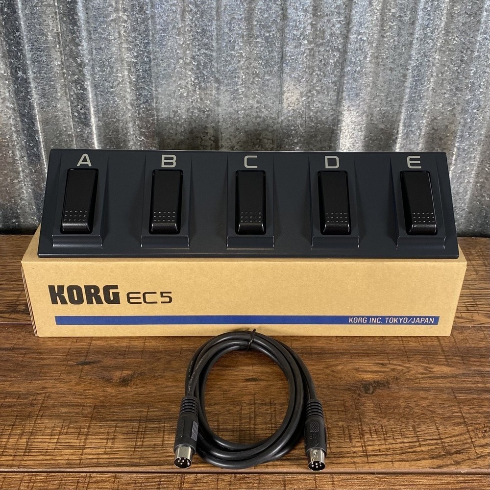 Korg EC5 5 Button Multi Function Keyboard External Controller Footswitch