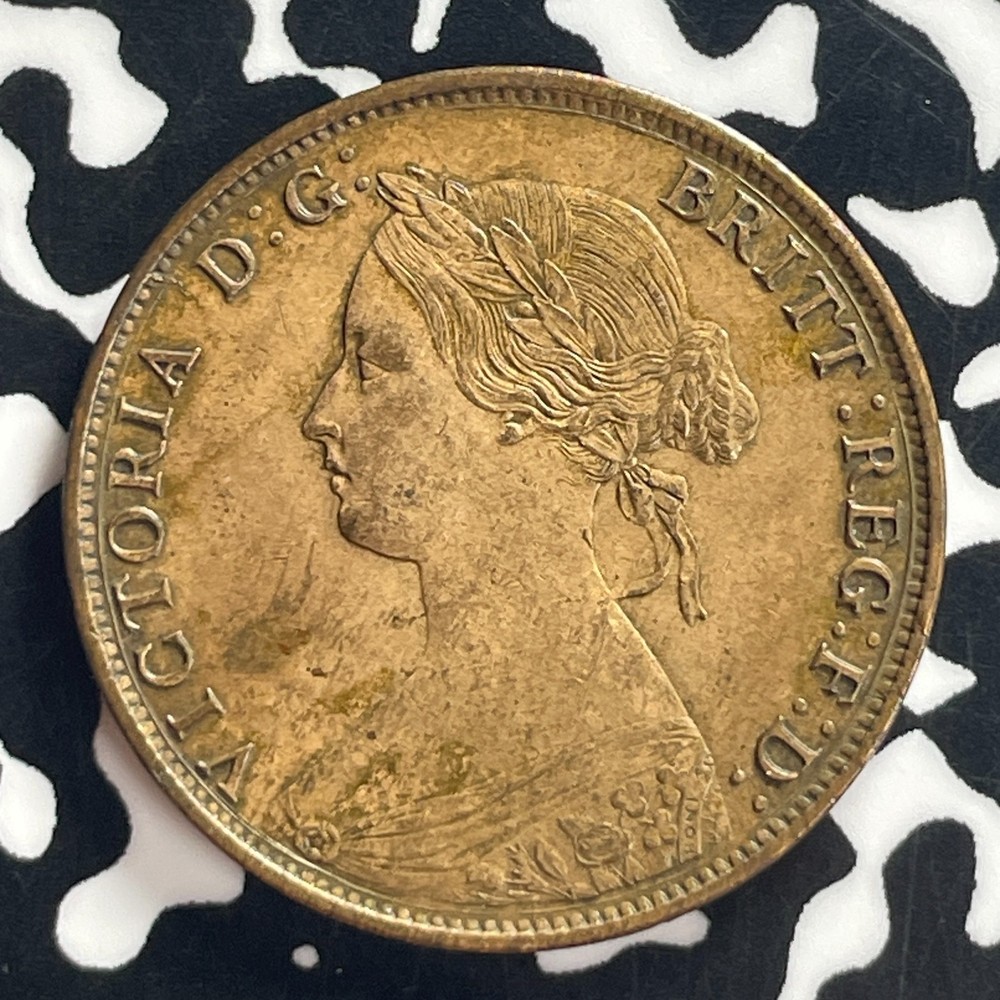 1861 New Brunswick Large Cent Lot#T7978 Nice!