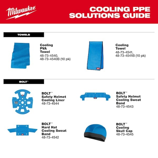 Milwaukee Tool 48-73-4545 Skull Cap,Polyester,Black/Blue
