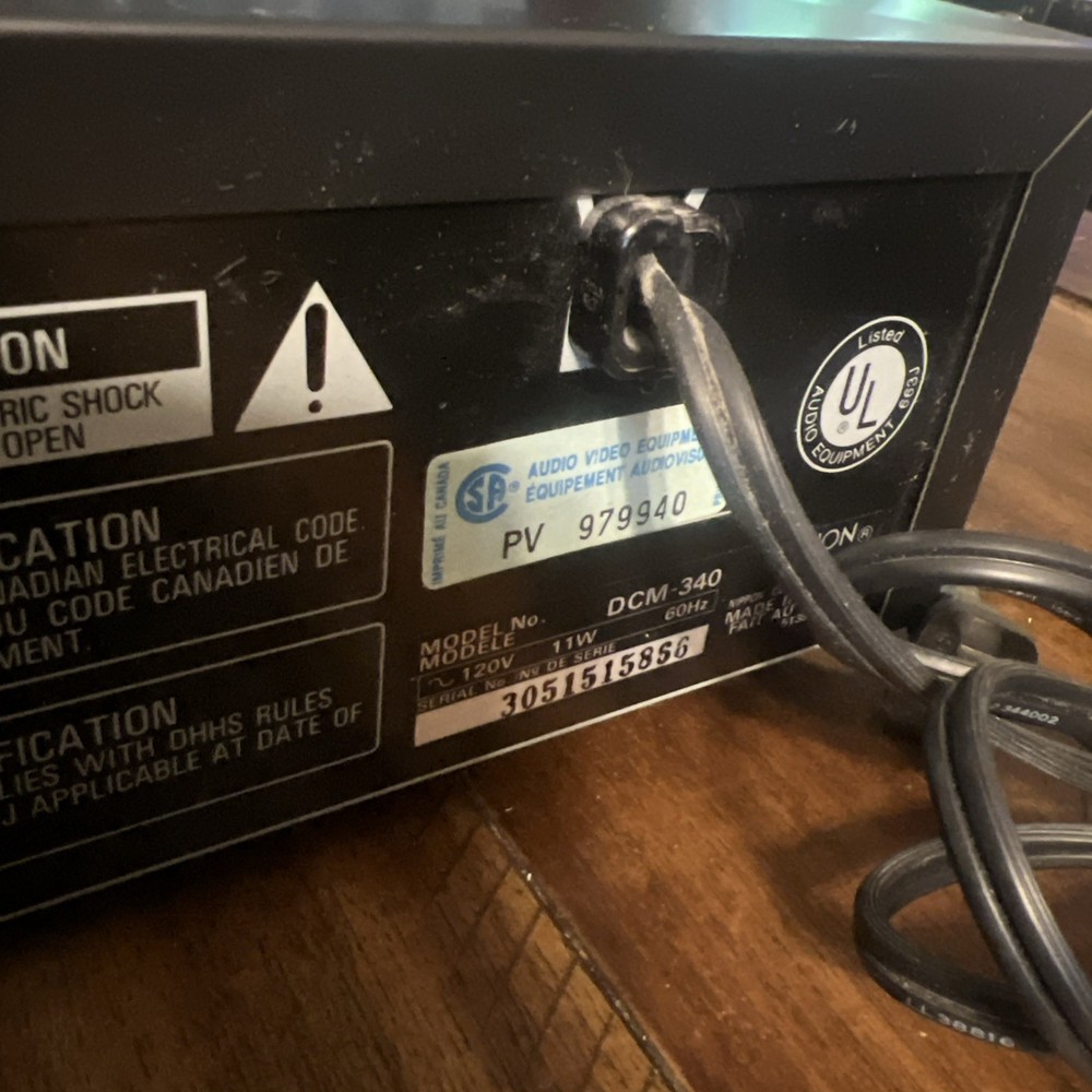 Denon DCM-340 5 Disc CD Compact Disc Changer Player