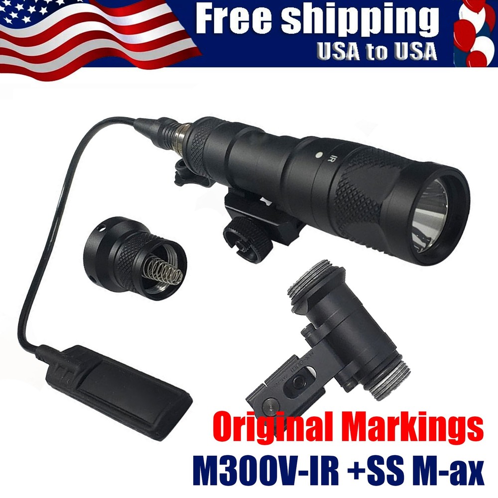 M300V LED White Light & IR Flashlight with Remote Switch + Light Body Mount US