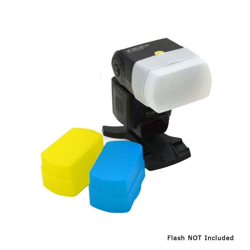 MaximalPower Non-OEM Flash Diffuser for Canon 430EX 430EXII (WT/BL/YL)