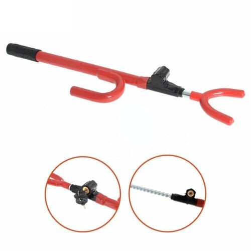Steering Wheel Lock Twin Hooks Anti Theft Universal Car Van Truck SUV
