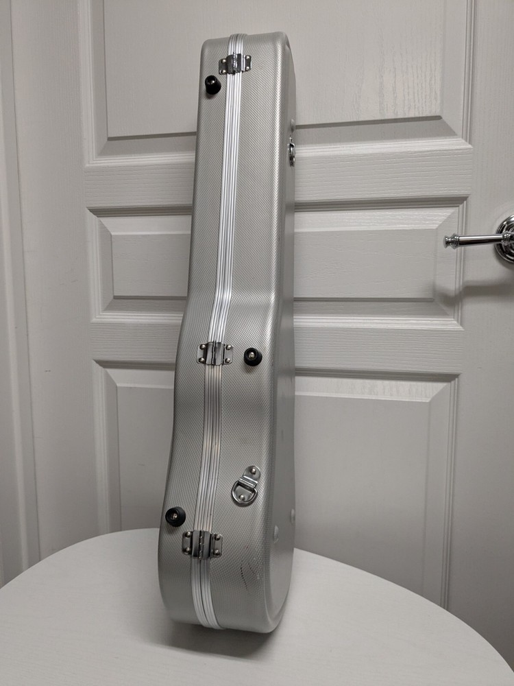 Crossrock 3/4 Violin Case-Backpack Style in Silver