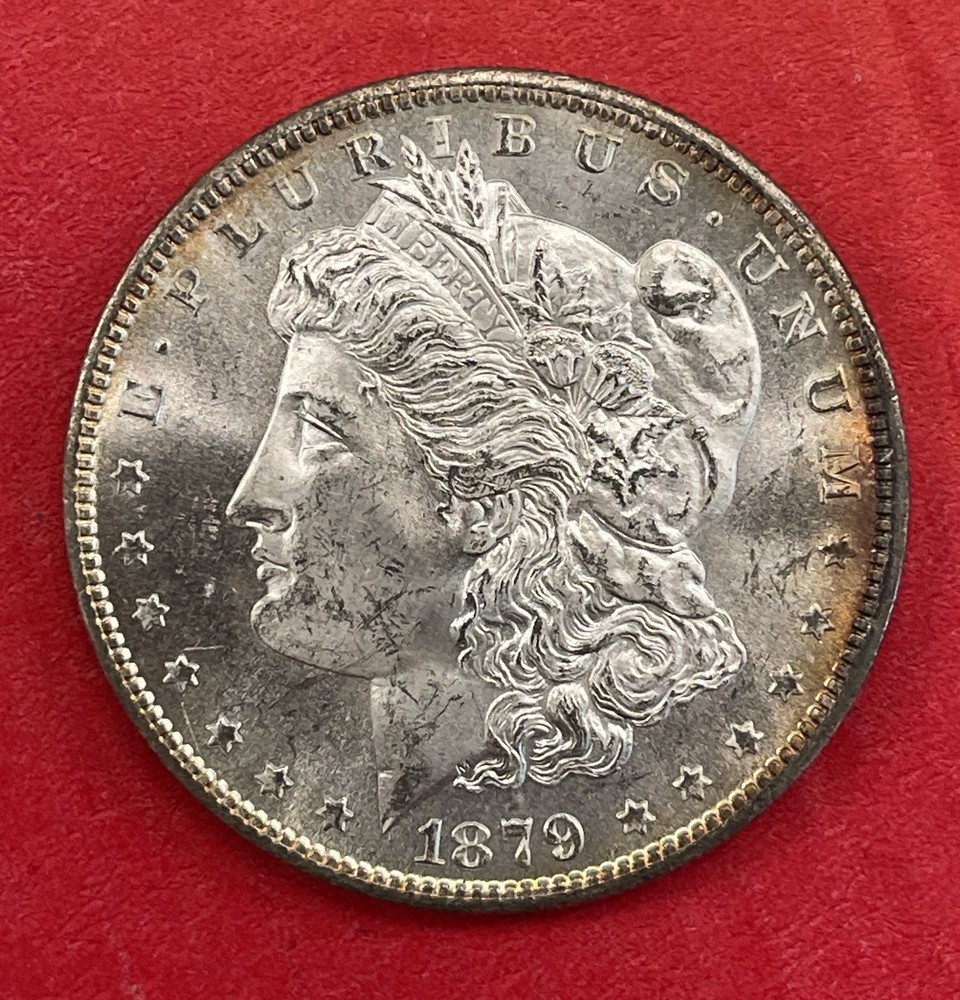 1879 S Morgan Silver Dollar, Gem Uncirculated, Appears Prooflike.