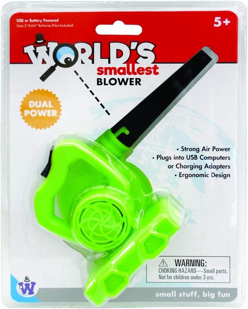 World's Smallest Handheld Blower - USB & Battery-Powered, Perfect for Dusting