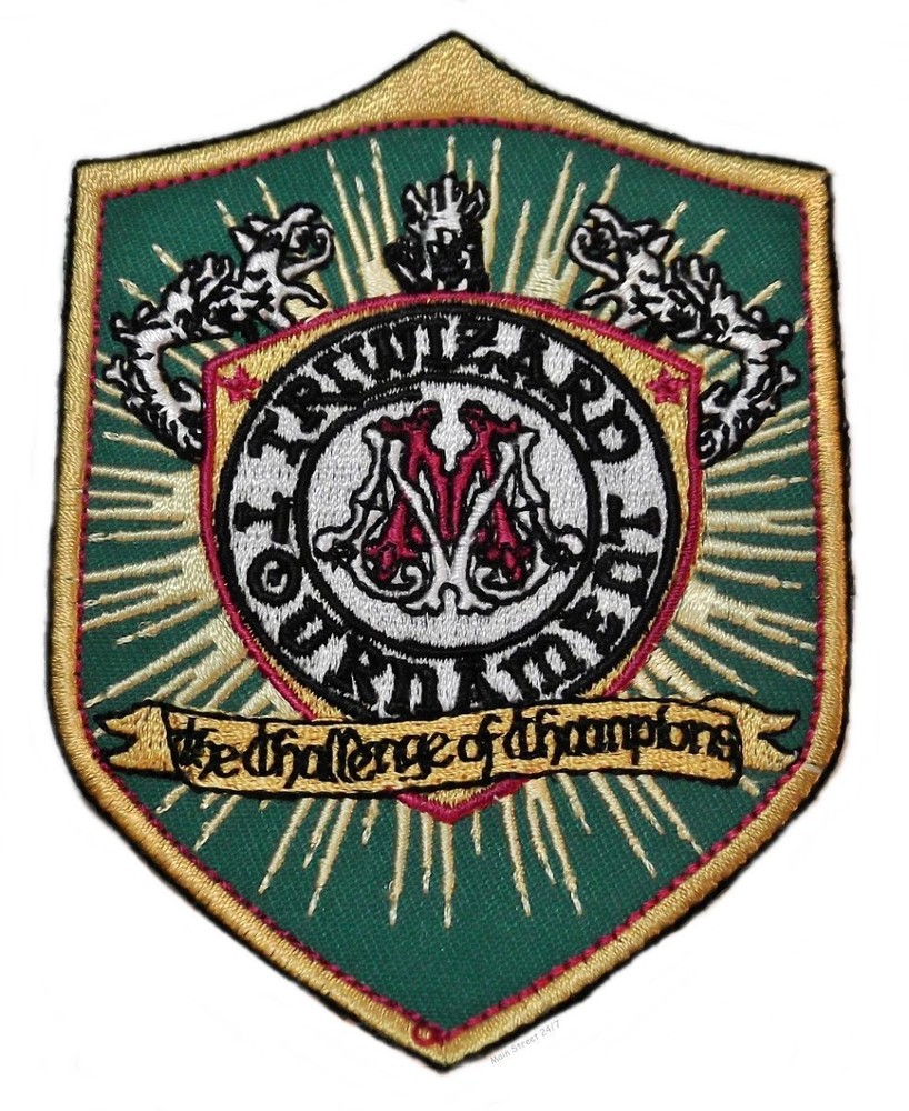 Harry Potter TRIWIZARD TOURNAMENT Crest Embroidered 4" PATCH