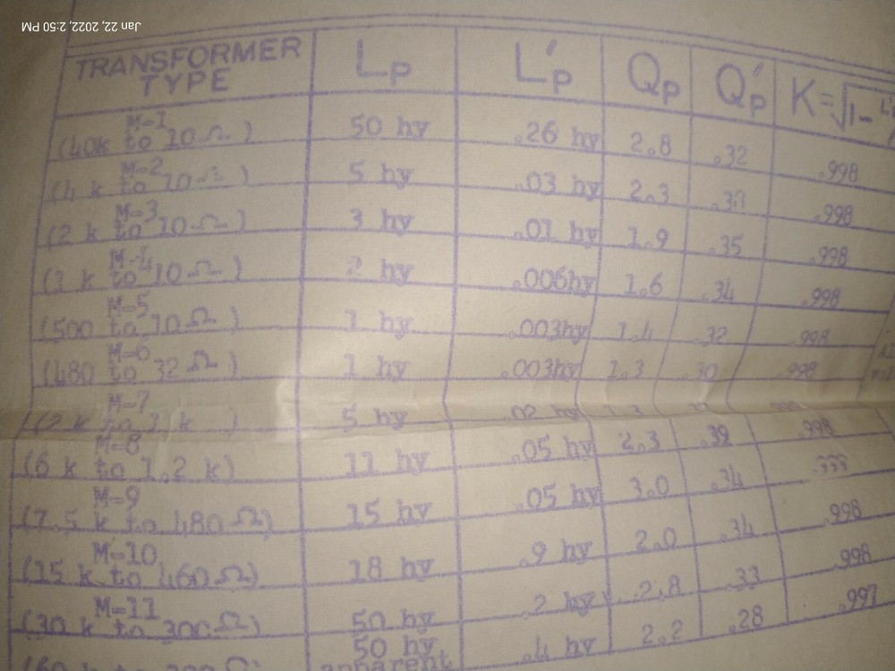 12 NOS James Audio Input Transformers-