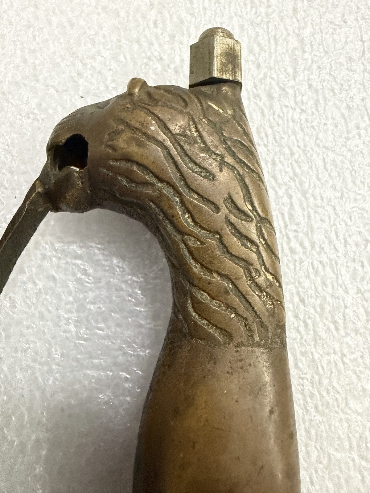 Decorative Indian Saber Sword Khanda Sikh Symbol w Scabbard 34”