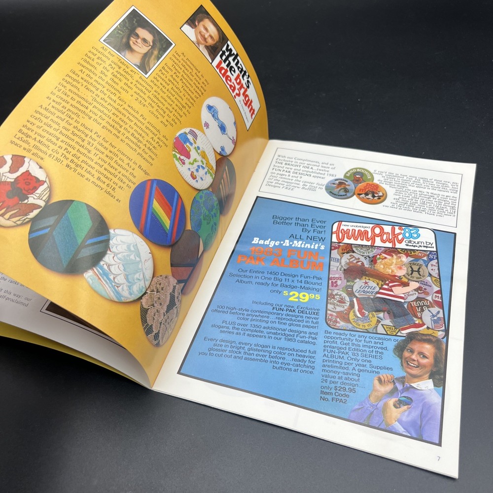 The Bright Idea from Badge A Minit Button Making Equipment Vol 1 Fall 1982 No 2