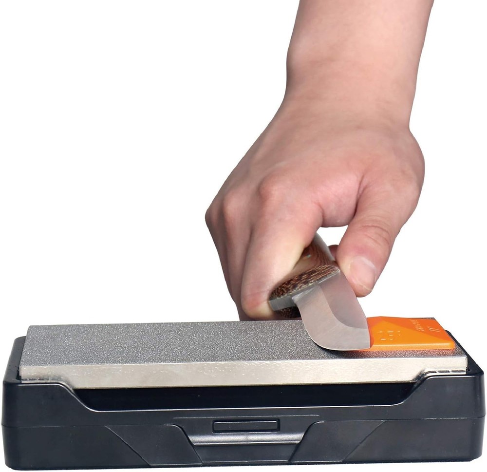 2-Pack Angle Guide Whetstone Sharpening Stone - 4 Universal Angle Precision