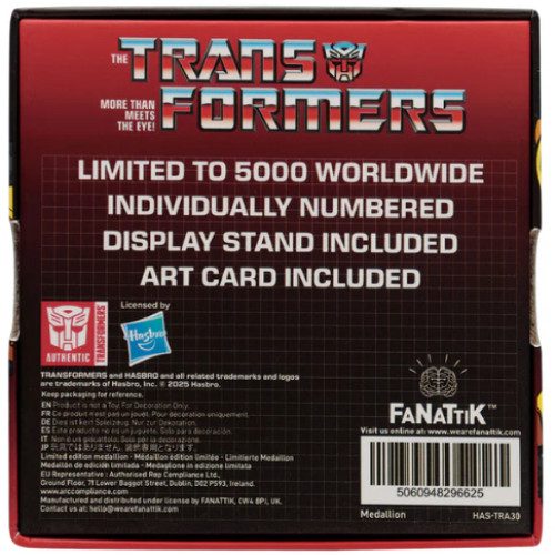 Transformers Limited Edition Bumblebee Medallion