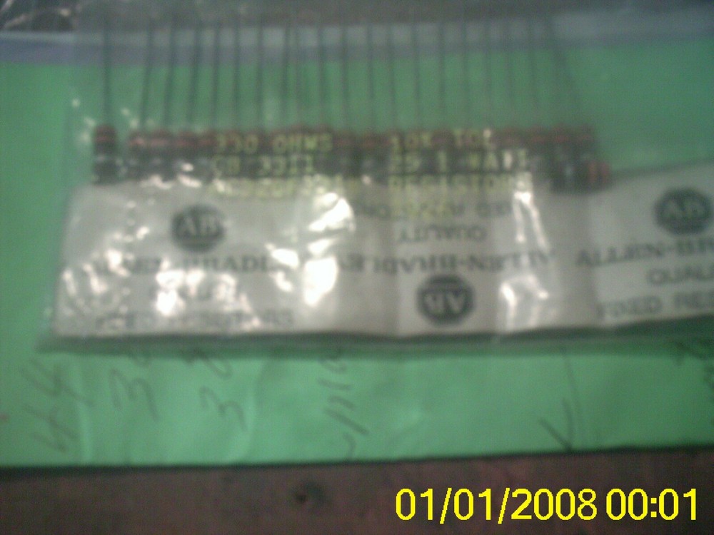 LOT 22 ALLEN BRADLE 4.7 OHMS 1 WATT RESISTOR CARBON COMPOSITE COMPOSITION NOS