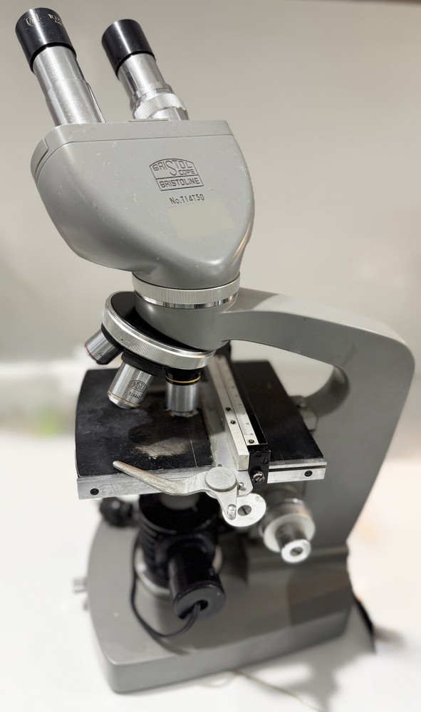 vintage bristoline bristol scope serial no.714730 microscope