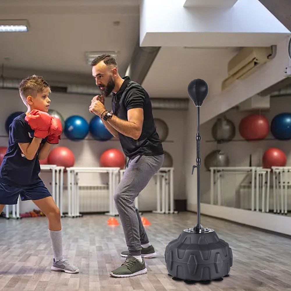 Punching Bag Freestanding Reflex Speed Boxing Bag Training Height Adjustable