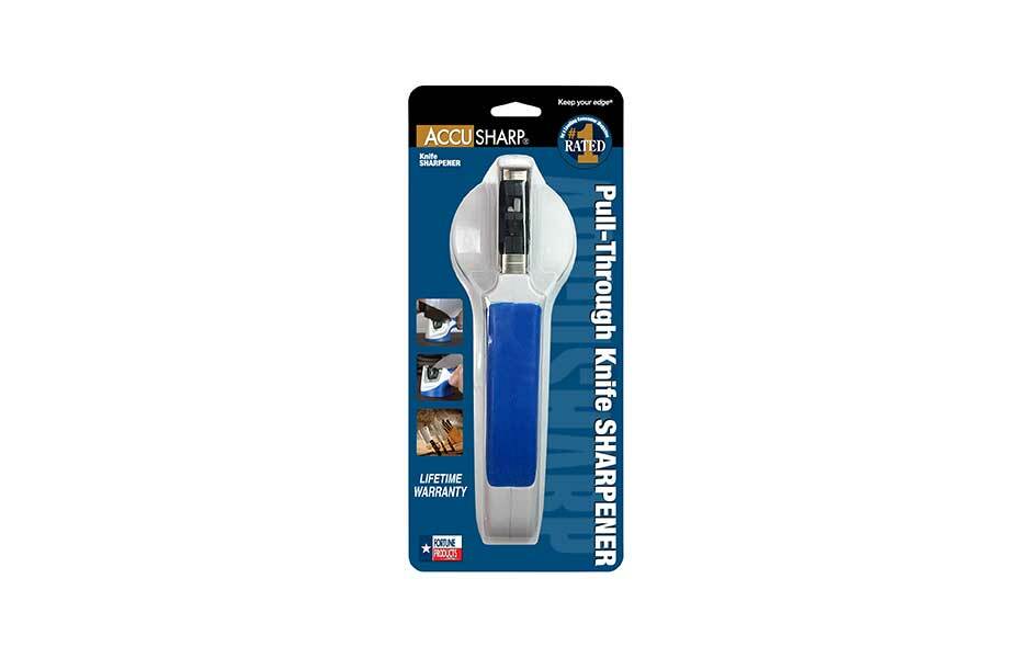 AccuSharp Pull Through Sharpener Knife Diamond Honed Tungsten and Ceramic Rods