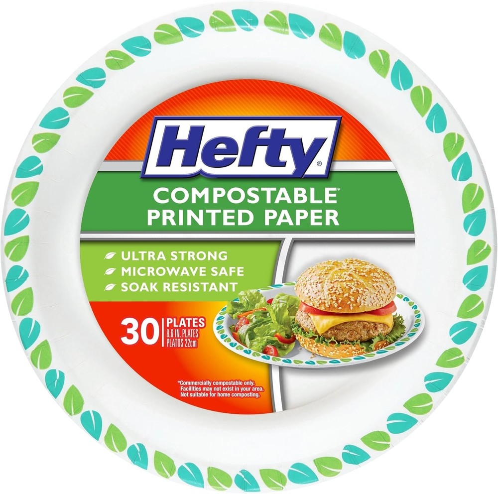 Compostable 8.6"Plate 30ct